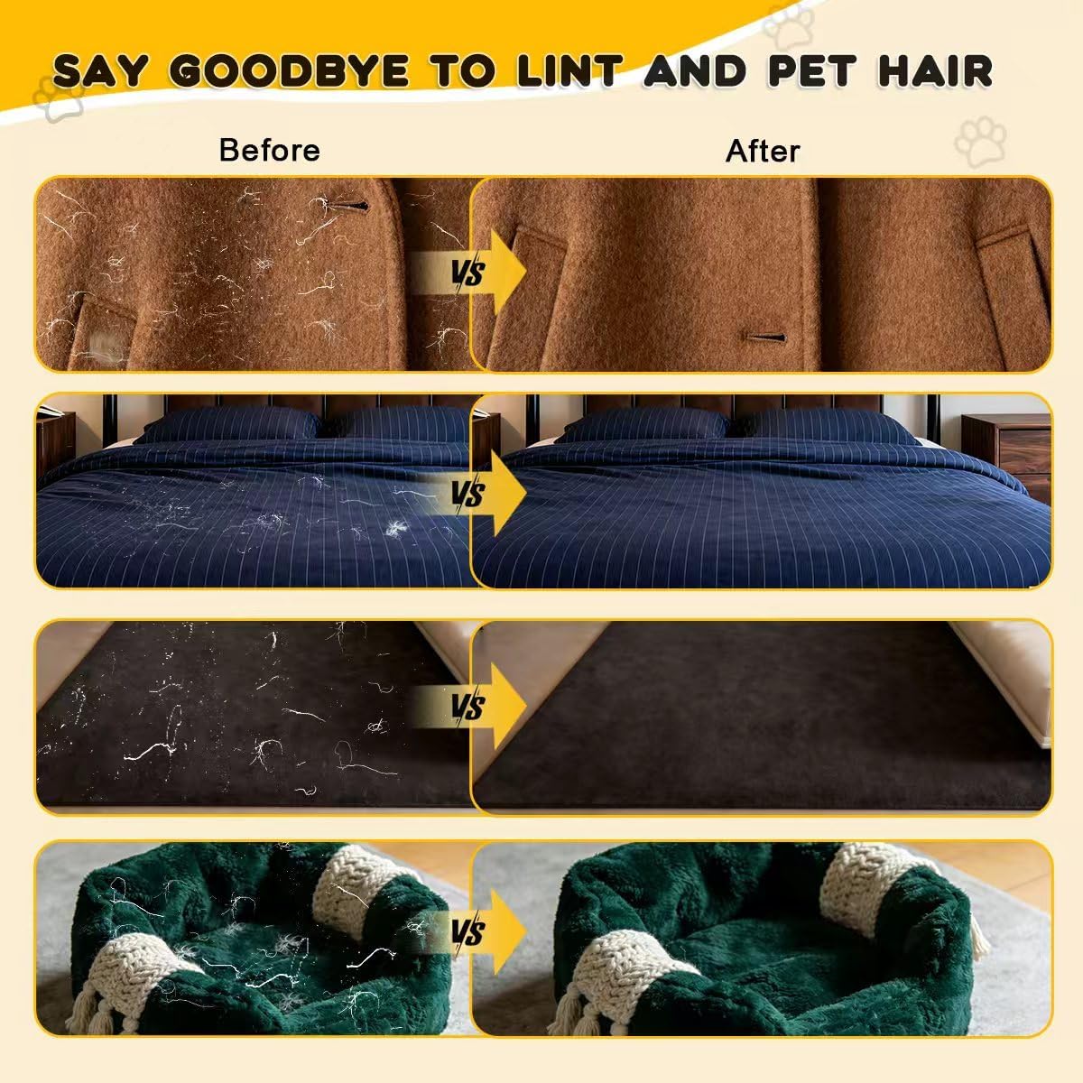 Reusable Electrostatic Pet Hair Mitt