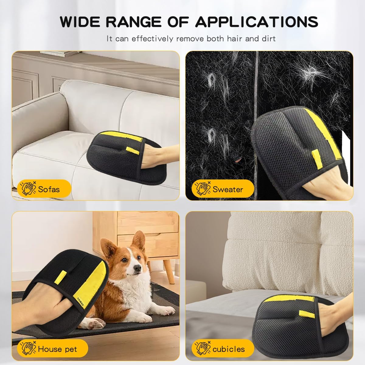 Reusable Electrostatic Pet Hair Mitt