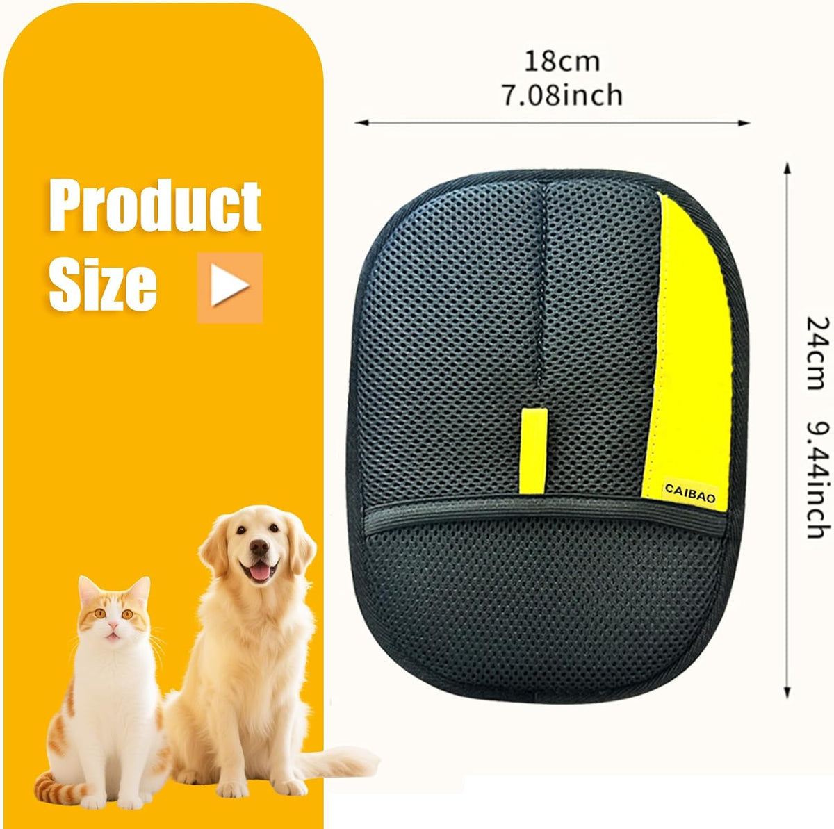 Reusable Electrostatic Pet Hair Mitt
