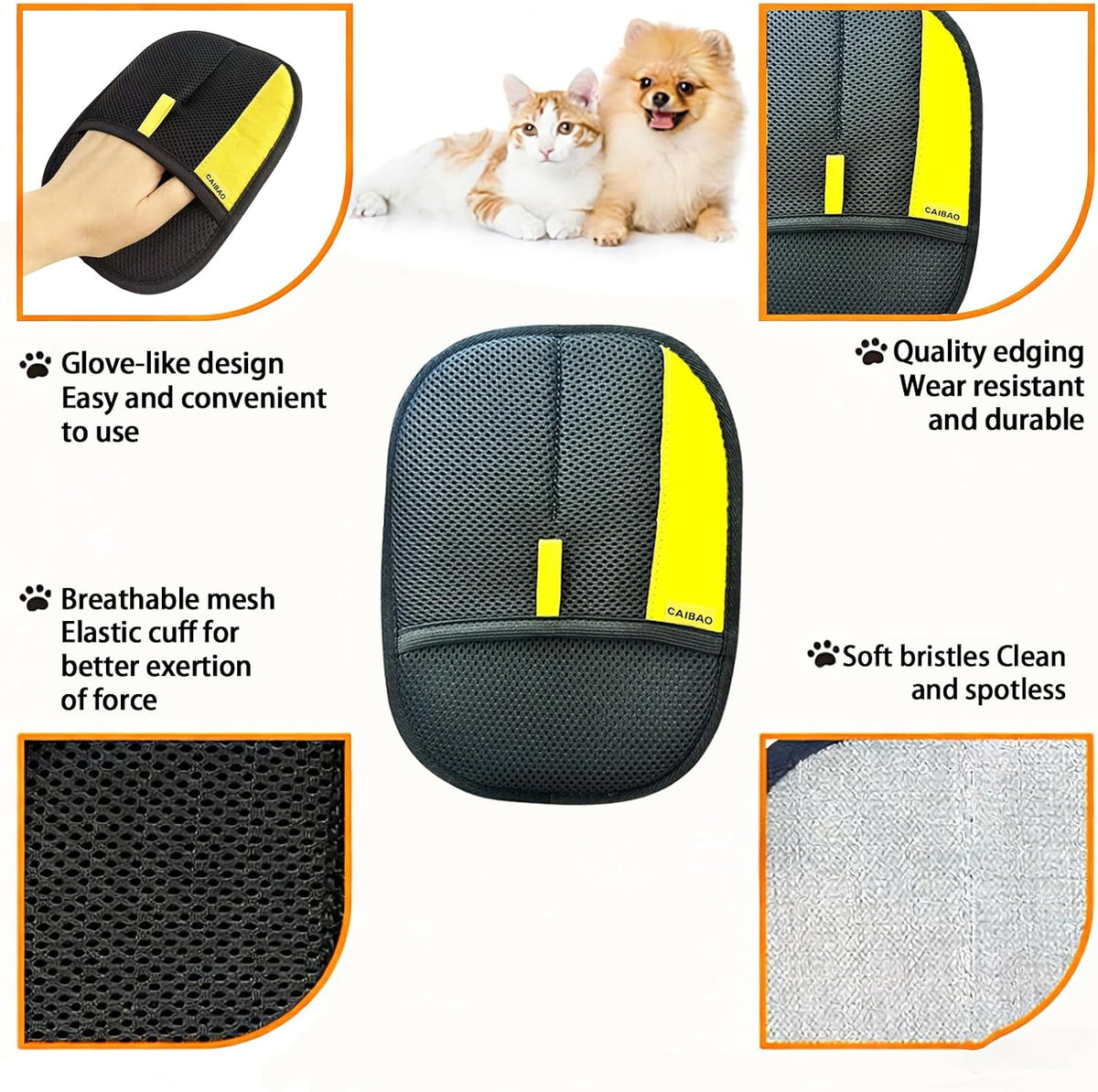 Reusable Electrostatic Pet Hair Mitt