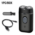 Men's Electric Portable Shaver, Double Headed Shaver, Multi Functional USB Charging Shaver