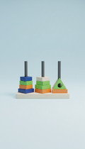 Interactive Wooden Puzzle Playset